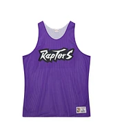 Mitchell & Ness Men's Purple/White Toronto Raptors Hardwood Classics Reversible Mesh Practice Jersey