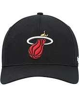 '47 Brand Men's Black Miami Heat Hitch Snapback Hat