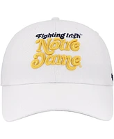 '47 Brand Women's White Notre Dame Fighting Irish Pensacola Clean Up Adjustable Hat