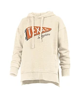 Pressbox Women's Cream Texas Longhorns Marni Pullover Hoodie