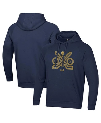 Under Armour Men's Navy Notre Dame Fighting Irish Ireland Hockey All Day Pullover Hoodie