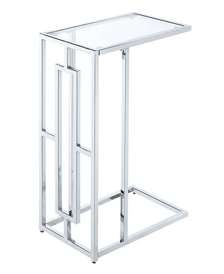 Convenience Concepts Town Square Chrome C End Table