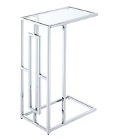Convenience Concepts Town Square Chrome C End Table