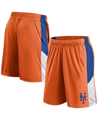 Fanatics Men's Orange New York Mets Primary Logo Shorts