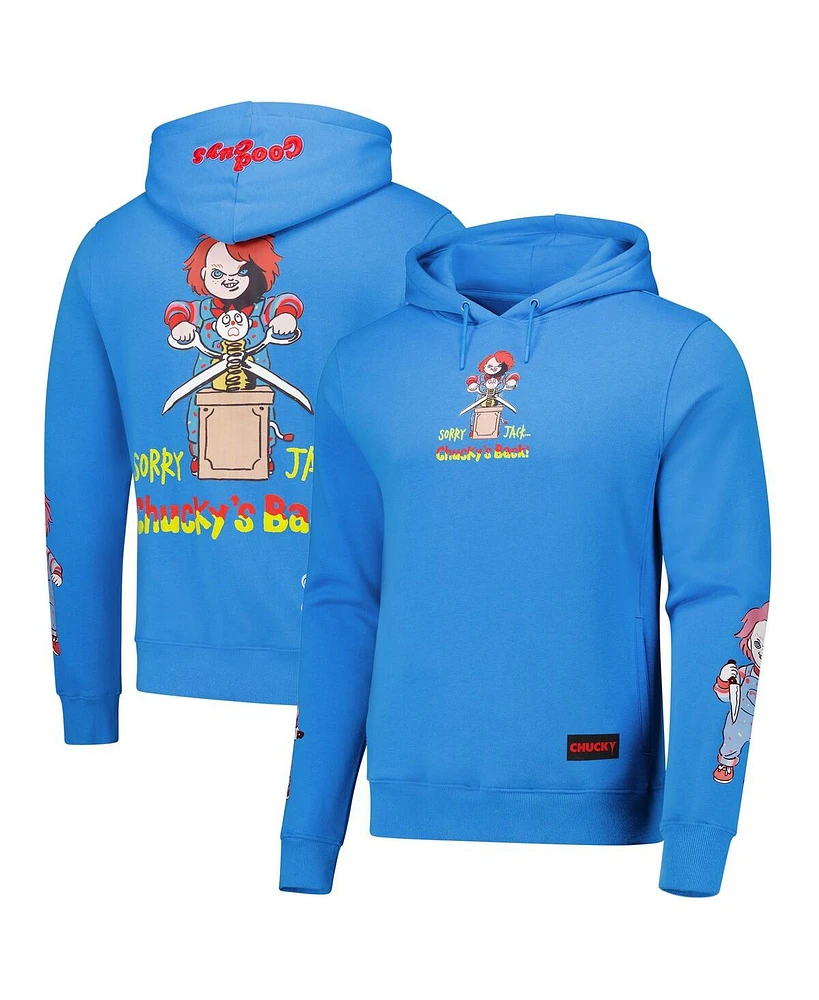 Freeze Max Men's Blue Chucky Long Sleeve Pullover Hoodie