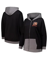 Fanatics Women's Black Cincinnati Bengals Hit It Full-Zip Hoodie