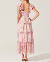 Astr the Label Women's Midsummer Tiered Maxi Dress