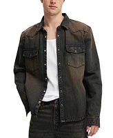 Cotton On Men's Western Overshirt