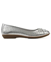 Cliffs by White Mountain Women's Cheryl Ballet Round Toe Flats