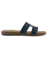 Cliffs by White Mountain Women's Fraida Slide Slip-On Sandals