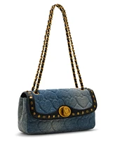 Betsey Johnson Icon Hearts Flap Small Crossbody Bag