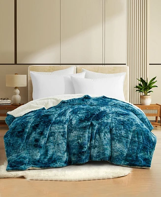 Unikome Velvet Sherpa Reversible Comforter