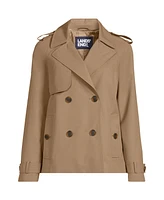 Lands' End Women's Trench Rain Jacket