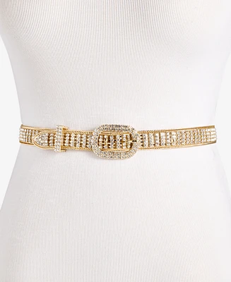 I.n.c. International Concepts Crystal Mesh Belt, Exclusively at Macy's