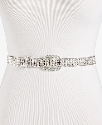 I.n.c. International Concepts Crystal Mesh Belt, Exclusively at Macy's
