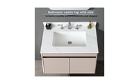 Vanity Top for Stylish Bathroom Countertop with Sink and Storage Space