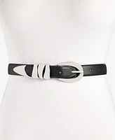 On 34th Skinny Sculptural Buckle Belt, Exclusively at Macy's