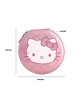 Hello Kitty Round Zip Around Jewelry Travel Storage