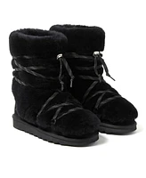 Fireside by Dearfoams Women's Kalamunda Genuine Shearling Bootie