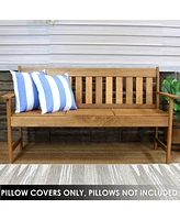 Indoor and Outdoor Decorative Throw Pillow Covers