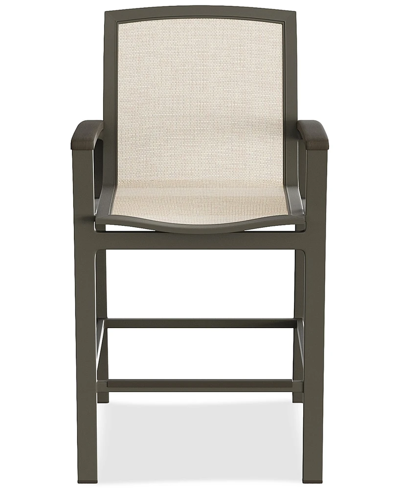 Bartow Outdoor Counter Stool, Created for Macy's