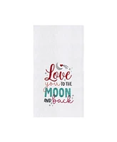 Valentine's Day "Love You To The Moon And Back" Kitchen Dishtowel