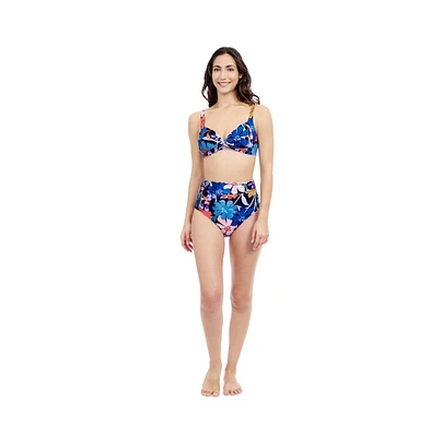 Profile by Gottex Women's Melody Sweetheart Twist Bikini Bra Soft Cups Adjustable Straps