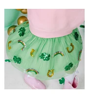 Sweet Wink Baby Girls Lucky Sequin St. Patrick's Day Tutu Skirt