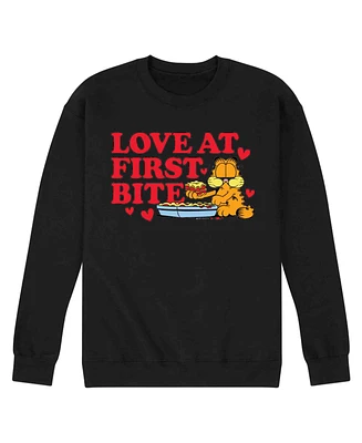 Airwaves Men's Garfield Love At First Bite Fleece Sweatshirt