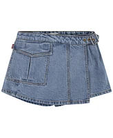 Levi's Big Girls High Rise Cargo Denim Skort