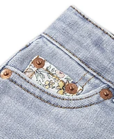 Levi's Toddler Girls Print Block Mom Shorts