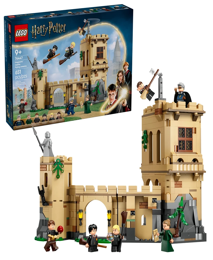 Lego Harry Potter Hogwarts Castle: Flying Lessons Building Toy 76447, 651 Pieces