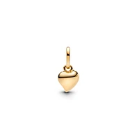 Pandora 14K Gold Plated Heart Mini Dangle Charms