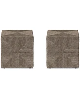 Sonetta Outdoor Seating Cube, Set of 2