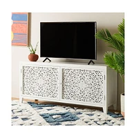 Raura 2 Shelf 2 Door Media Stand