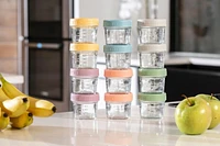 Sperric 12 Pack Glass Baby Food Storage Jars with Lids