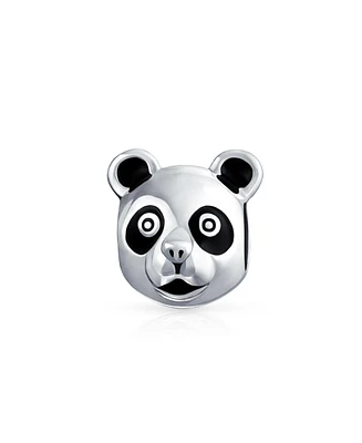 Bling Jewelry Two Tone Koala Panda Charm Bead for Tween Sterling Silver Fits European Bracelet