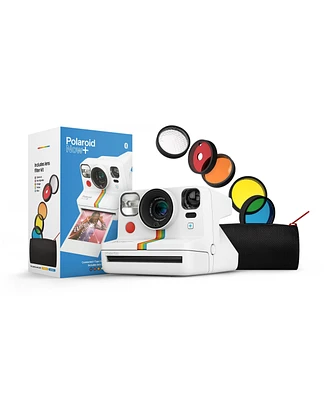 Polaroid Now+ Instant Film Camera Deluxe with Color Instant and B&W Film Bundle