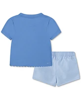 Nike Little Kids 2-Pc. Dri-fit Crewneck Tee & Short Set