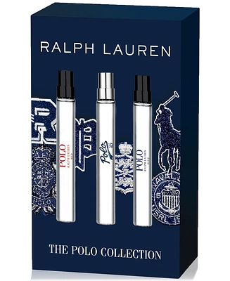 Ralph Lauren Men's 3-Pc. World Of Polo Eau de Toilette Travel Spray Gift Set