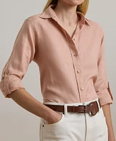 Lauren Ralph Linen Shirt, Regular & Petite