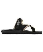 White Mountain Women's Basket Round Toe Flat Sandals