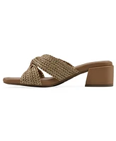 White Mountain Women's Mills Round Toe Dress Sandals