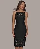 Donna Karan New York Women's Lace-Trim Sheath Dress