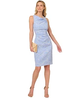 Adrianna Papell Women's Metallic Stretch Jacquard Dress