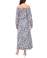 Sam & Jess Women's Printed Pull-On Maxi Skirt