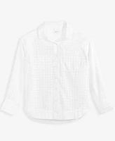 On 34th Women's Floral-Burnout Relaxed Blouse, Exclusively at Macy's
