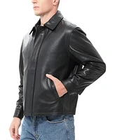 Bgsd Men Ryan Zip Front Leather Jacket
