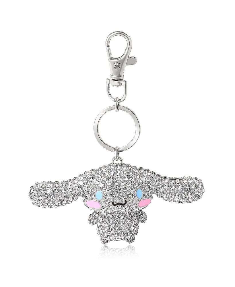 Hello Kitty Cinnamoroll Crystal-Embellished Keychain Travel Bag Charm