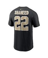 Nike Men's Rashid Shaheed Black New Orleans Saints Name Number T-Shirt